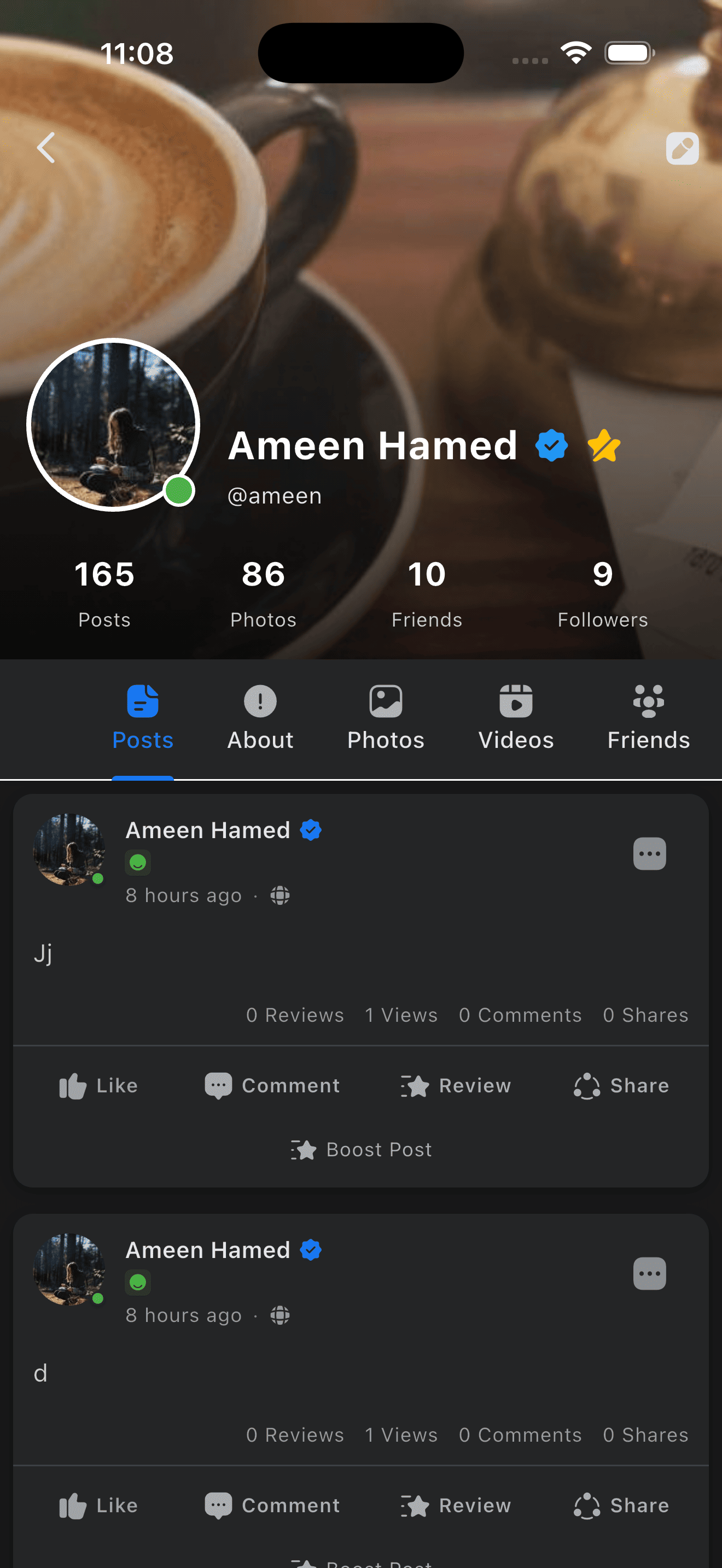 Sngine Pro Timeline – Flutter Social Networking App (Android & iOS) mobile preview